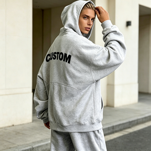 Sudadera con Capucha Oversize para Mujer, Estilo Y2K, con Estampado Puff, 400 g/m², Corte Holgado - Product Image 1