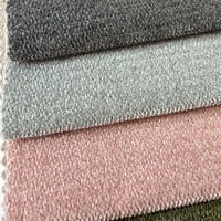 Tissus en chenille 100% polyester tissés unis personnalisés 440 g/m² pour l'ameublement intérieur, usage industriel, marché arabe