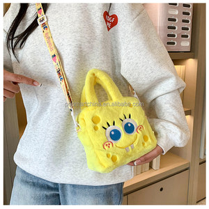 Nuevo Bolso de Mano de Felpa de Algodón, Lindo Bolso Cruzado de Kuromi, My Melody y Cinnamoroll para Niñas, Venta al Por Mayor - Product Image 6