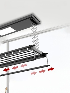 Remote control lifting voice control disinfection air <b>drying</b> wall mounted <b>electric</b> <b>drying</b> <b>rack</b> - Product Image 6
