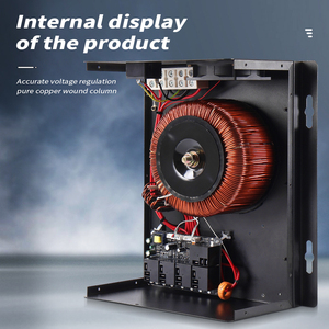 Hot bán nhà máy Giá Treo Tường <span class=keywords><strong>TMP</strong></span> 5KVA AC tự động điện áp ổn định tiếp sức điều khiển AVR 220V Đầu Ra điều chỉnh công suất - Product Image 3