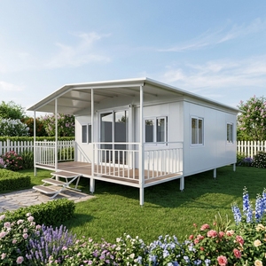 <span class=keywords><strong>Casa</strong></span> Contenedor Moderna Ecológica Plegable de Doble Ala Tres en Uno, Expandible, con Tres Habitaciones, Cocina, Apta para Parques, Móvil y de Rápida Instalación - Product Image 2