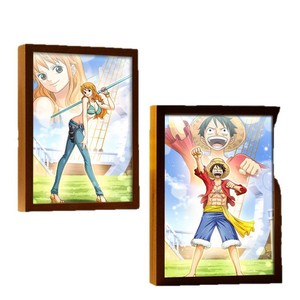 Sáng khung ảnh 3D phim hoạt hình ánh sáng ban đêm LED sơn thiết kế gỗ khung ảnh đèn phòng ngủ trang trí nội thất khung ảnh với ánh sáng LED - Product Image 5