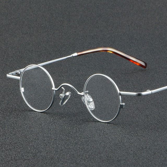 2026 Optical Glasses Eyewear Vintage Eyeglasses Man Circle Frame Eyewear Pure Titanium Eyeglass Frame