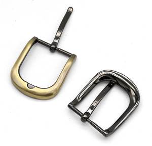 CLOXY Cinturón y accesorios Hebilla de barra de tacón de metal de 30mm para cuero Hebilla de cinturón de mujer redondeada Hebilla de cinturón de latón antiguo negro de 30mm - Product Image 3