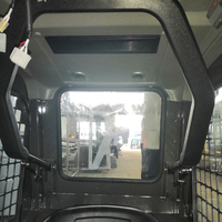 Kabin Operator Skid Steer Loader yang Dapat Disesuaikan, Perakitan Kabin Kaca Lengkap, Suku Cadang Pengganti Mesin Konstruksi
