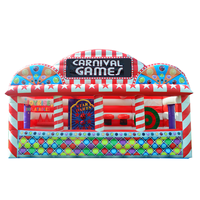 Jeux de carnaval gonflables d'extérieur 4-en-1 en PVC durable pour événements et fêtes