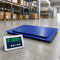 Timbangan Lantai Heavy Duty Forever Weigh Scale 3000kg 1.0x1.0m Papan Baja 4mm dengan RS232 untuk Logistik OEM/ODM