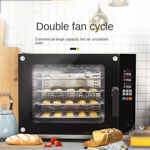 Four à convection à air chaud commercial 4 couches multifonctionnel pain légumes pizza four électrique contrôle numérique machine de cuisson - Product Image 2