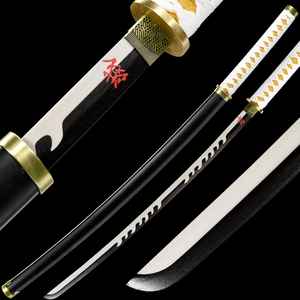 Épée <span class=keywords><strong>Katana</strong></span> populaire de l'anime Demon Slayer, Tsugikuni <span class=keywords><strong>Yoriichi</strong></span>, accessoire de cosplay, pour collection et décoration - Product Image 1