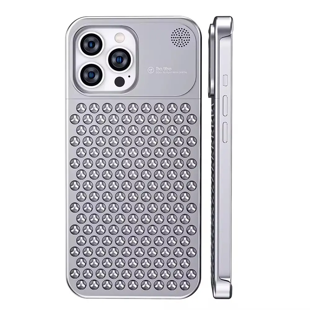 Luxury Aromatherapy Shockproof Anti-Fall Fragrance Aluminum Alloy Metal Mobile Phone Cases For Iphone 12 13 14 15 Pro Max Plus