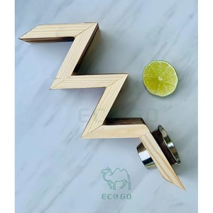 Support à tacos empilable en bambou avec 4 coupelles à condiments – Idéal pour le rangement et le service – Plateau de présentation pour tacos - Product Image 4