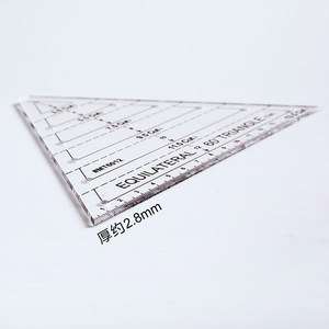 Righello in plastica Haiju per patchwork, strumento di taglio e misurazione per cucito, con margine di cucitura verticale per abbigliamento - Product Image 3