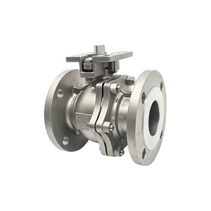Válvula de Bola con Brida de Acero Inoxidable Yasukun Q41F-10K 1/2 Pulgada para Uso Industrial en Agua - Product Image 1