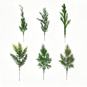 Ramas de Pino Artificiales Jin Cheng de 10cm-30cm, Decoración de Oficina con Vegetación Artificial de Plástico - Product Image 1