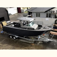 Goel 23ft 6.85M Kapal Pancing Aluminium, Perahu Kabin Pusat, Kapal Pancing