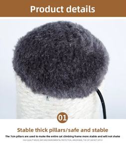 <span class=keywords><strong>Dr</strong></span>.Easy Hoogwaardige Moderne Luxe Ecologische Veilige Eenvoudig te Monteren Wand Sisal Kattenboom Kartonnen Verpakking Halloween - Product Image 4