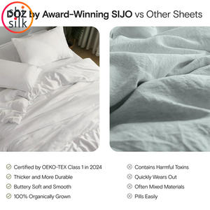 <span class=keywords><strong>Set</strong></span> di biancheria da letto lavabile in 300 di bambù 100% <span class=keywords><strong>Set</strong></span> di biancheria da letto stampata per la casa lenzuola in bambù viscosa uso alberghiero - Product Image 6