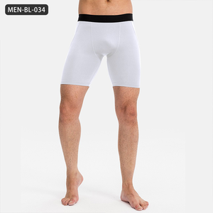 Short d'entraînement de compression pour homme avec poches-Short de course et d'entraînement à séchage rapide évacuant l'humidité avec tissu extensible - Product Image 6