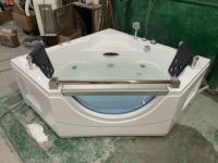 Rokbath K-8922 recteur forme baignoire coin SPA bain à remous massage deux personnes avec bulle d'air