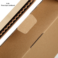 Boîtes en carton ondulé personnalisées Laminage mat et gaufrage pour envoi, déménagement et expédition Commande minimum 50pcs