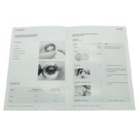 Catalogue de produits personnalisé de haute qualité SM-YB203, impression de livres à couverture souple, impression sur dos
