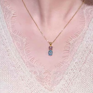 Collier en argent pur S925, design simple et élégant, style vintage, luxe léger, collier à perles unique et scintillant - Product Image 3