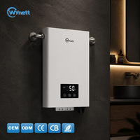 Calentador de Agua sin Tanque Comercial OEM H130-T02 de 13kW, 240V, con Aislamiento Eléctrico ETL, Anti-escaldaduras, para Múltiples Baños y Toda la Casa