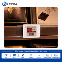 Etiqueta Electrónica para Estantes LEEKA ESL, Legible Bajo la Luz Solar, Fácil de Leer, Larga Vida Útil, Etiquetas Digitales Electrónicas