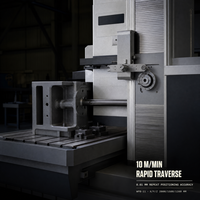 Machine à percer et à fraiser horizontale de type CNC certifiée CE WPB-11 4 axes, robuste