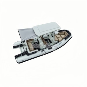 Bateau semi-rigide en aluminium 580 cm le plus vendu avec toit rigide et auvent extensible RHIB 580 Bateau semi-rigide en aluminium 580 RHIB 580 - Product Image 6
