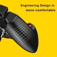 Manette de jeu AK77 Six Fingers pour Android et iOS, déclencheurs mobiles à compression physique sensible, moteur de vibration, jeu amélioré