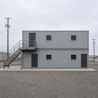 Maison conteneur extensible personnalisable, étanche, ignifuge et anticorrosion pour dortoirs de construction et scolaires