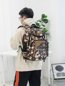 New Fashion Trend <b>Backpack</b> Boys and Girls Large Splash-proof Middle <b>School</b> Student Schoolbag Leisure Outdoor Travel <b>Backpack</b> - Product Image 6