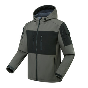 Giacca Bomber Scarab Autunno/Inverno in Tessuto Sharkskin, Antivento, Impermeabile, Isolata Termicamente, con Cappuccio, Unisex - Product Image 2