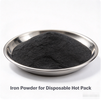 Poudre de fer noir 80 mesh 100 mesh, matière première pour chauffe-mains jetables et compresses chaudes