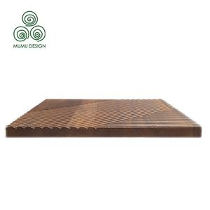 MUMU קישוט לוח מודרני וילה חיפוי סיטונאי פסיס וינטג לכה עץ קיר פנל - Product Image 3