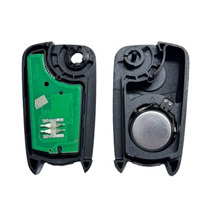 Opel Corsa tigra B lật gấp Key Fob vỏ 2-nút điều khiển từ xa chìa khóa xe Trường hợp với 433Mhz id46 chip pcf7946 Pin lưỡi - Product Image 3