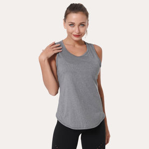 Chaleco de Yoga Holgado para Mujer, Talla Grande, Secado Rápido, Transpirable, Chaleco Deportivo para Correr, Top de Fitness - Product Image 2