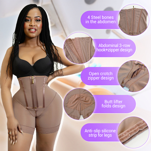 <span class=keywords><strong>Gaine</strong></span> Amincissante Colombienne Femme Compression <span class=keywords><strong>Ventre</strong></span> <span class=keywords><strong>Plat</strong></span> <span class=keywords><strong>Short</strong></span> Remonte Fesses BBL Taille Haute Shaper Fajas - Product Image 2