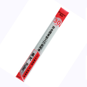 Comix Ruler 30Cm Plastic Transparent Office Student Use Drawing Supplies - Product Image 2