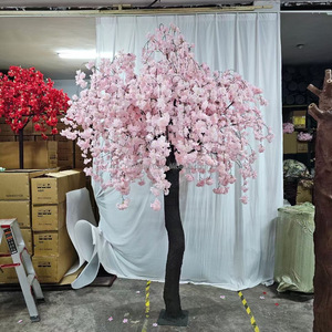Thực tế Nhật Bản màu hồng hoa chi nhánh Nhân Tạo Hoa Anh Đào cây trang trí đám cưới trung tâm cây - Product Image 3