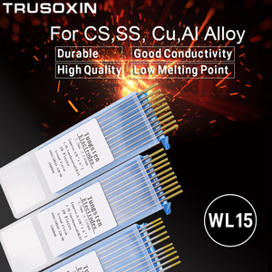 Nouvelles électrodes en tungstène lanthané WL15, 10 pièces, tête dorée, 1,6 mm, 150 mm, aiguille en tungstène TIG / tige en tungstène / broche de soudure - Product Image 5