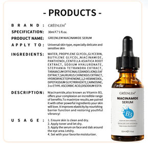 Suero Facial Personalizado con Niacinamida al 10% B3, Esencia Blanqueadora Antienvejecimiento - Product Image 6