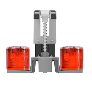 Feu de signalisation solaire ZH9109 à LED, rouge, IP65, pour lignes de transmission d'énergie - Product Image 1