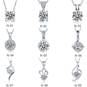 Oem/ODM customize18k Vàng au750 phòng thí nghiệm kim cương D-FL-3EX vòng/<span class=keywords><strong>Pear</strong></span>/<span class=keywords><strong>Emerald</strong></span> cắt Claw Inlay Phong Cách Phụ Nữ Vòng cổ trang sức - Product Image 1