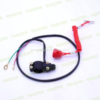 Ligne d'attache de commutateur d'arrêt universel pour 43cc 47cc 49cc Mini PIT Pocket Rocket Quad Dirt Bike ATV