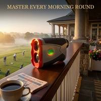 Télémètre laser anti-brouillard 7X 3 à 1200 m avec batterie au lithium rechargeable pour le golf et les activités de plein air