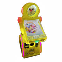 Distributeur automatique de pièces de monnaie FEZA jaune personnalisé, type Pachinko, avec lumières clignotantes, construction métallique, prise US 110/220V