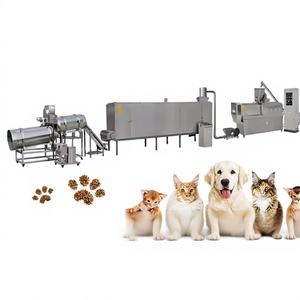 Fabricant de granulés d'aliments industriels à fonctionnement facile pour petits animaux, machine à aliments secs pour animaux de compagnie, qualité alimentaire, capacité de 100 à 1200 kg/h, 380V/440V - Product Image 1